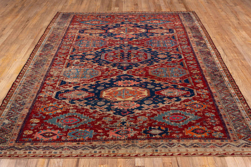 Antique Sumak Area Rug (6' x 9')